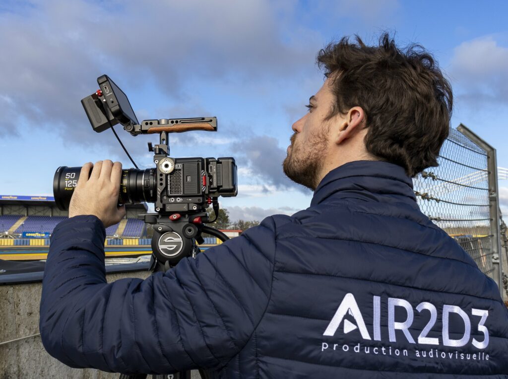 Caméra Red Komodo de l'agence de production audiovisuelle Air2D3