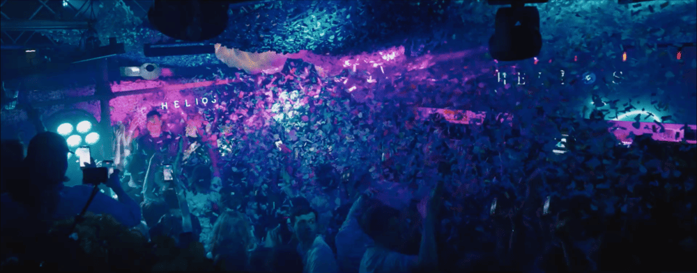 Photo illustrant la vidéo aftermovie de la soirée Helios, organisée dans la boîte de nuit du Mans, Le Guest's, réalisée par l'agence audiovisuelle, Air2D3.